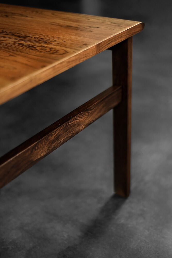 Danish coffee table in rosewood Capella by Illum Wikkelsø