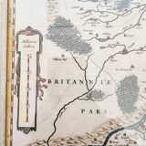 Antique 1631 map of the Duchy of Anjou by Guillaume Blaeu (1571-1638) after Lézin Guyet (1515-158)