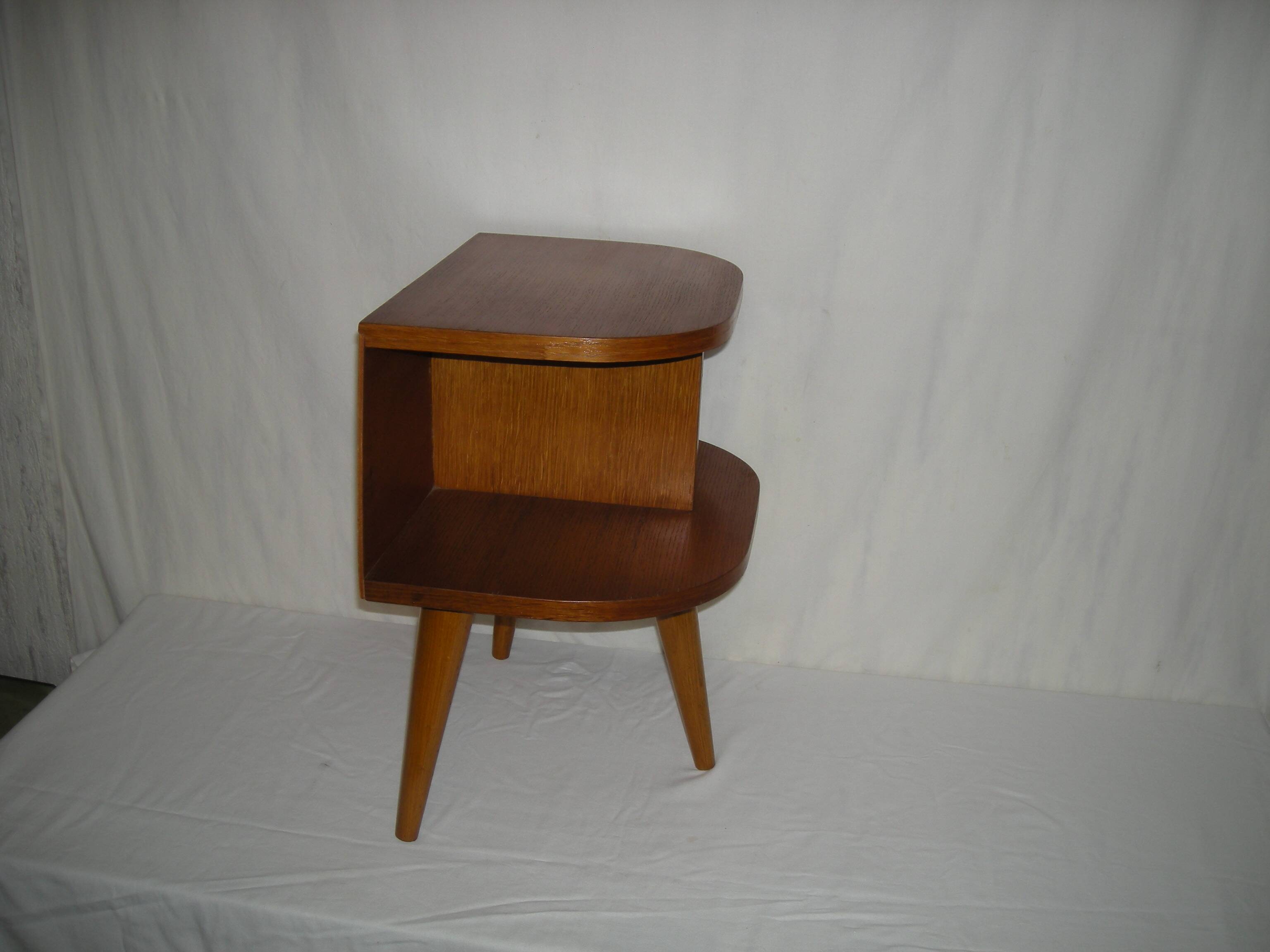 tripod bedside table from the 50s