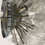 Large Venetian Murano Glass Ceiling Light Flushmount