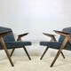 Pair of chairs bunny type 300 177, by J. Chierowski, 1960
