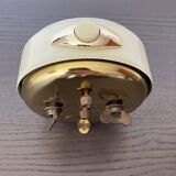 Cream and gold Jaz Crescendo alarm clock