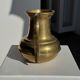 Carafe or metal jug with a rounded body H18