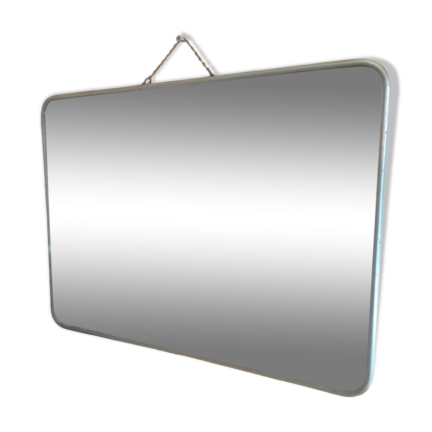 Old barber mirror, 40x30 cm