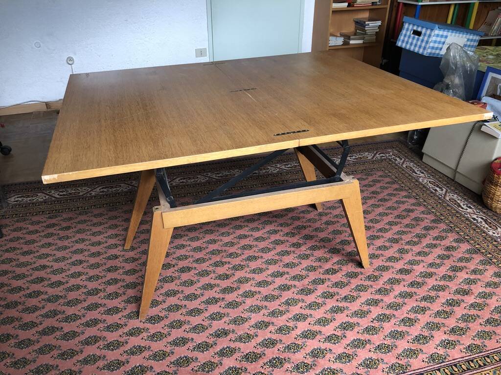 Vintage 60s transformable table