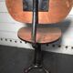Chaise industrielle en fonte vintate singer 