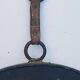 Round mirror wrought iron years 50 brutalist 50x50cm