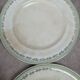 Set of 6 vintage Saintonge flat plates – semi-porcelain