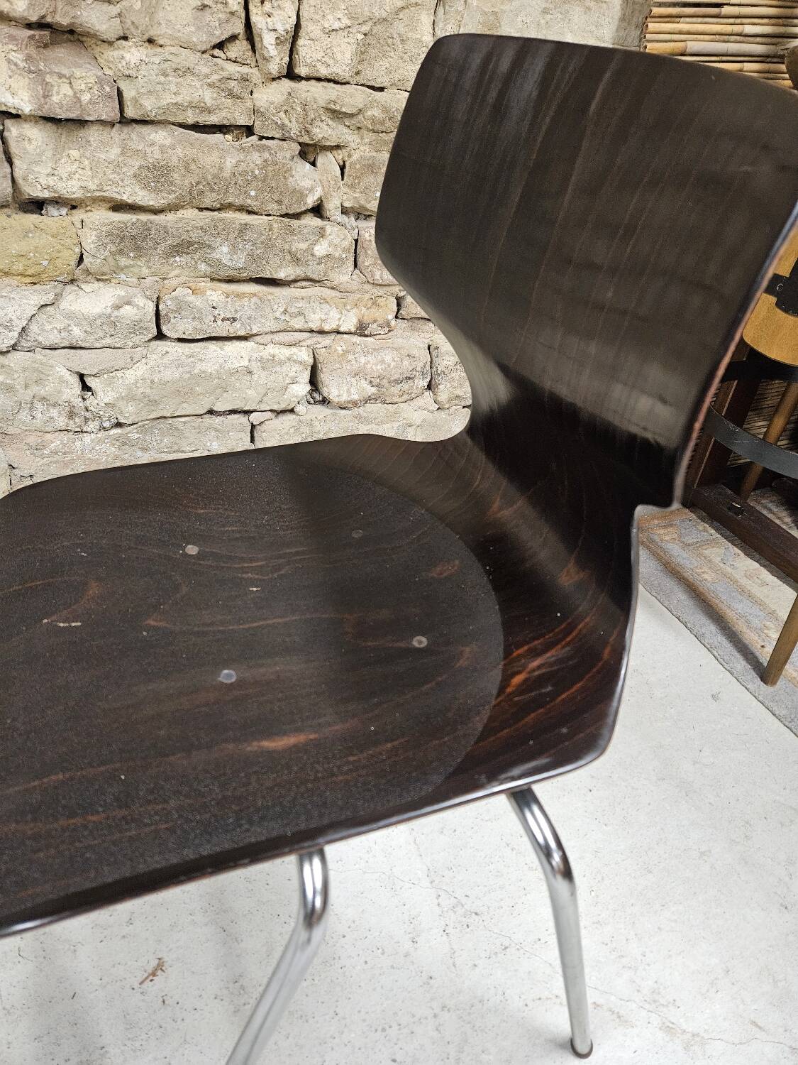 Lot 4 chaises
Flötotto pagwood 1960"