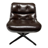 Fauteuil chauffeuse par Charles Pollock pour Knoll, années 70