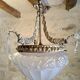 Bronze shell chandelier 1900