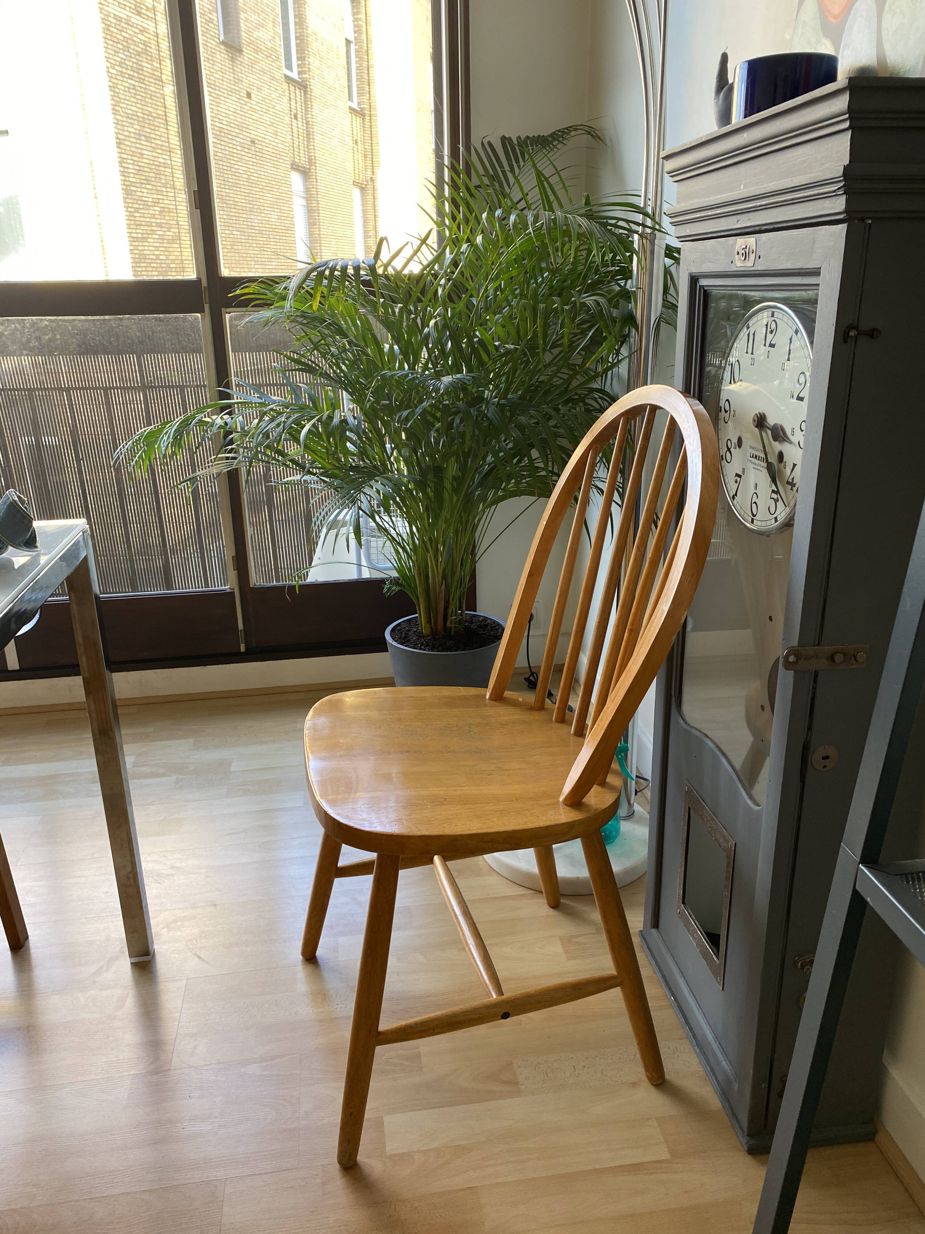 Chaise bois vintage