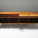 Rosewood & walnut madison sideboard from De Coene - 1958