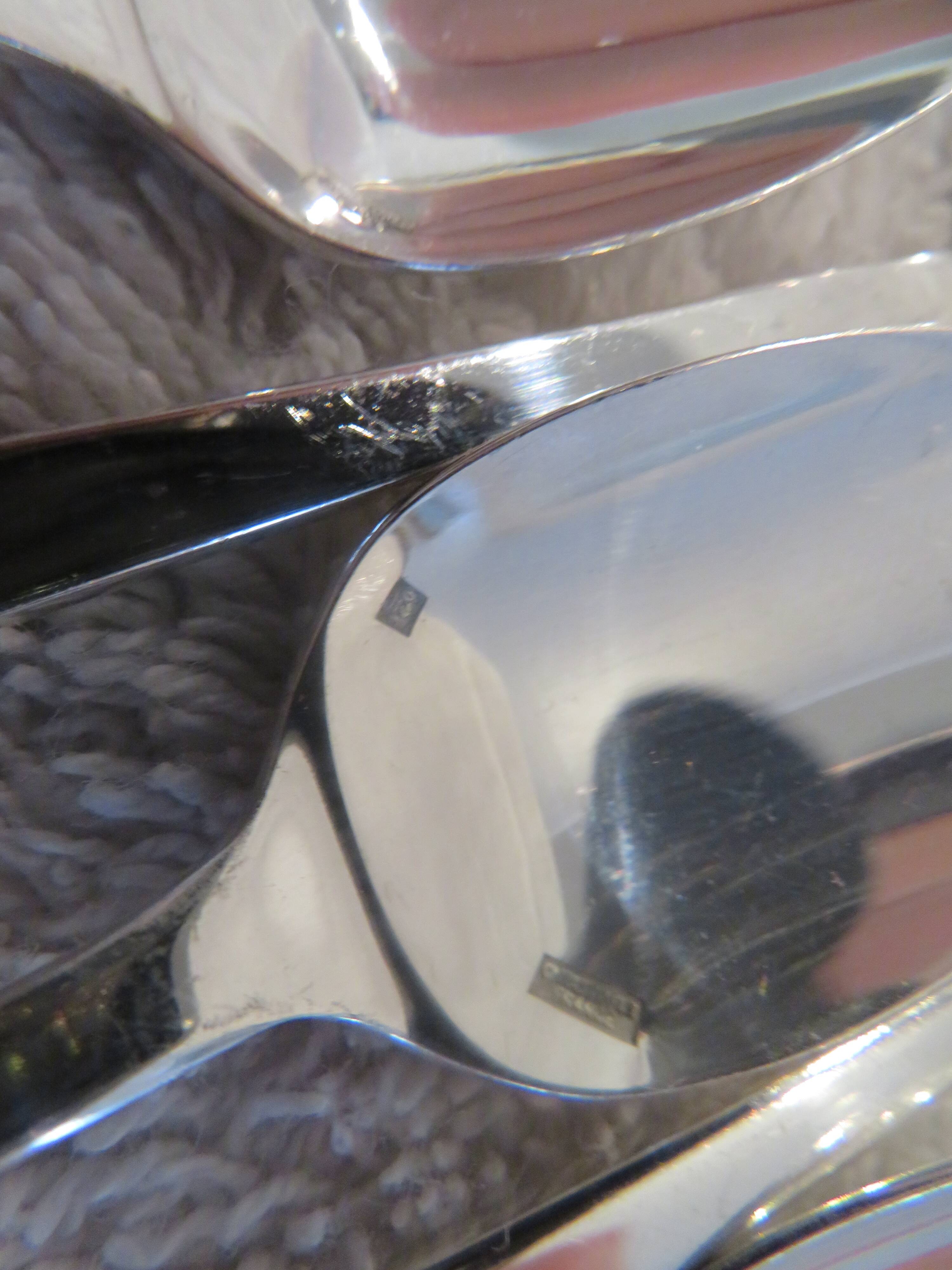 12 Christofle Concorde silver-plated mocha spoons, 10.1 cm