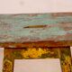 Ancien tabouret d'atelier en teck birman