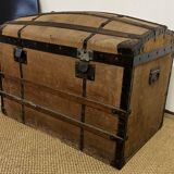 Antique wooden trunk