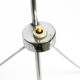 Original 1960s metal chrome floor lamp by Josef Hurka for Napako Czech