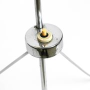 Original 1960s metal chrome floor lamp by Josef Hurka for Napako Czech