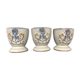 Lot de trois coquetiers