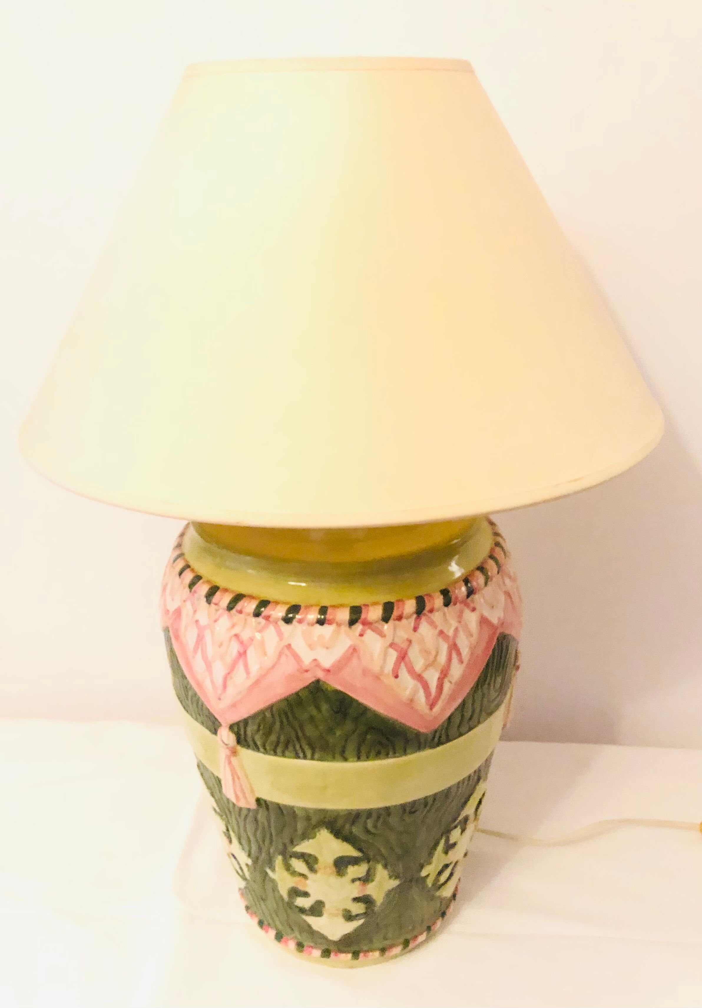 Colorful vintage lamp