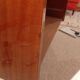 Vintage chest of drawers 3 drawers - varnished teak - Scandinavian style - retro patterns - 60s