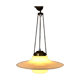 Danish opal glass pendant lamp Holmegarard / Space Age