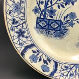 Sarreguemines U&C 2 Old Dessert Plates Faience Model DAMAS