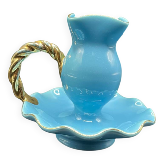 Antique ceramic candle holder