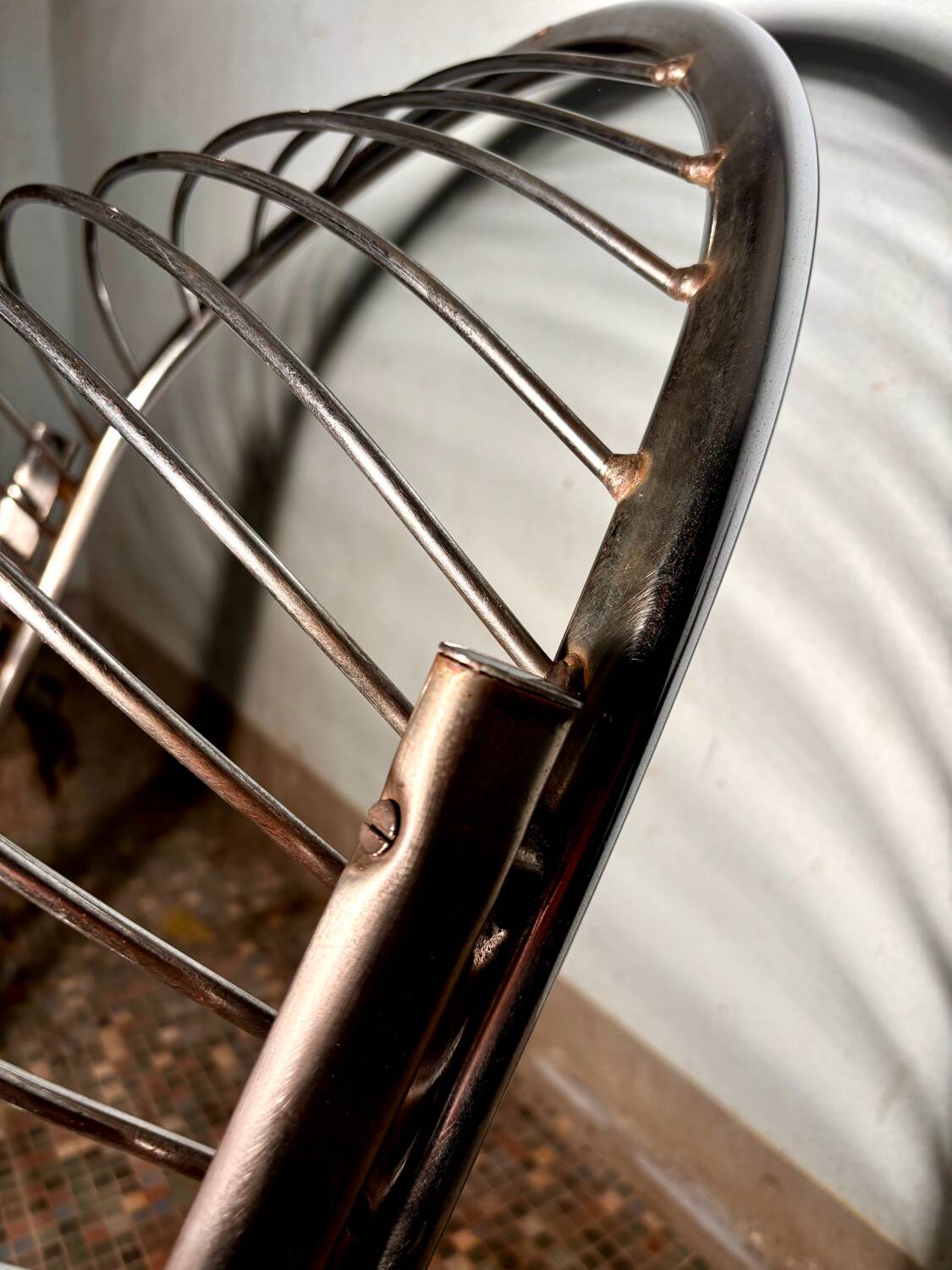 Gastone Rinaldi chrome armchair