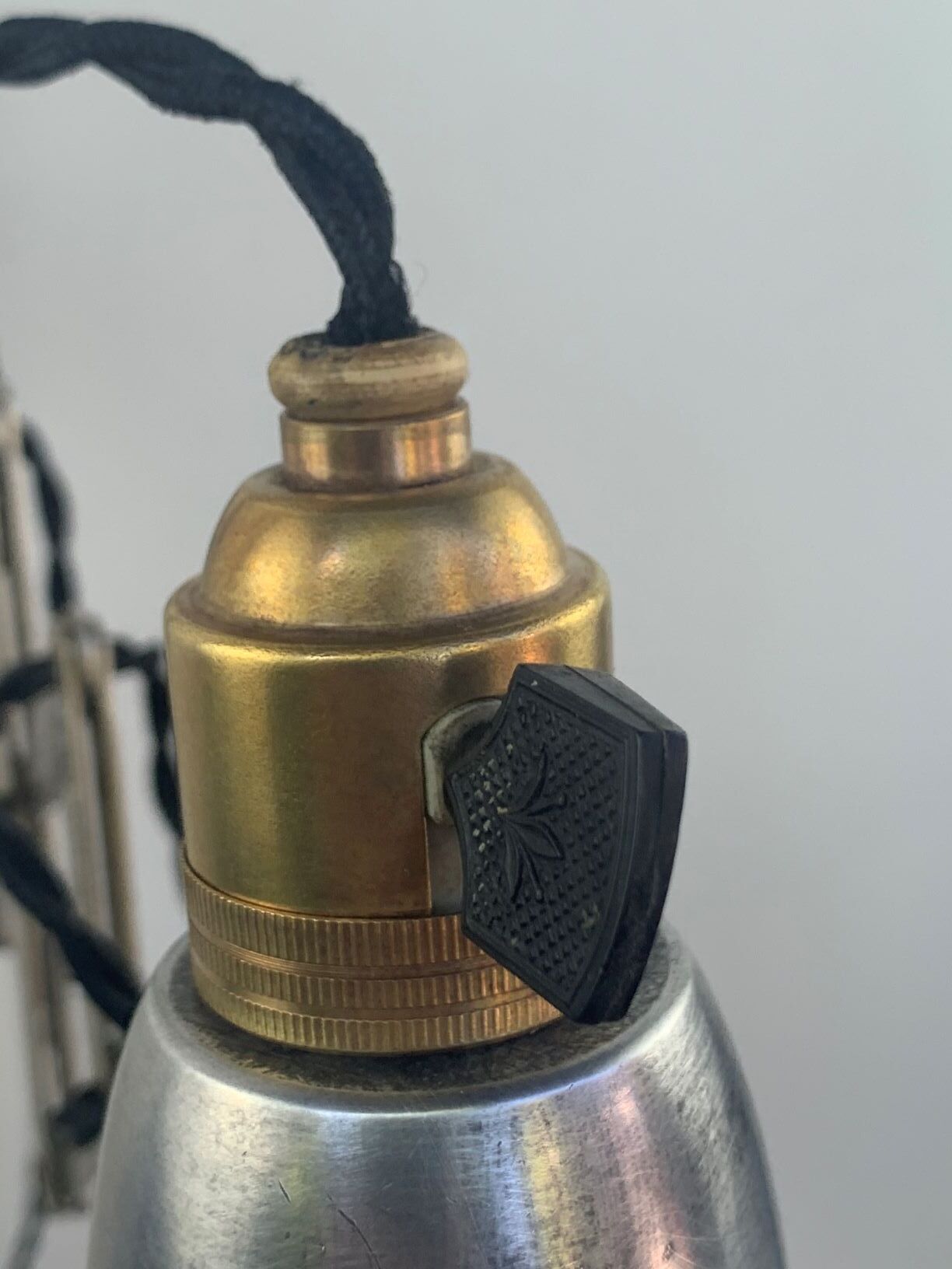 Scissors lamp accordion mazda france 1940