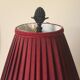 Lampe ananas en bronze et marbre