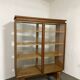 Vintage wardrobe with glass doors