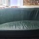 Moroso canapé new tone 1989 3-seater green leather