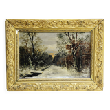 Gabrielle - Oil on Canvas "Snowy Forest"