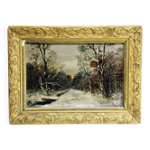 Gabrielle - Oil on Canvas "Snowy Forest"
