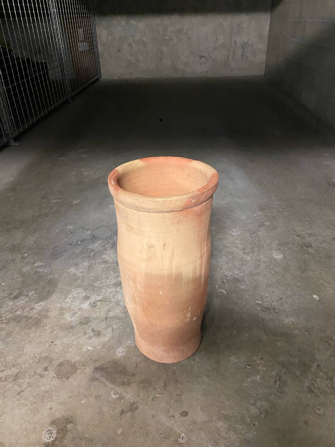 Morocco style earthenware vase