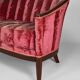 Salon Art Déco par Paul Follot en velours rose , circa 1920