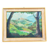 Painting - Italian village landscape