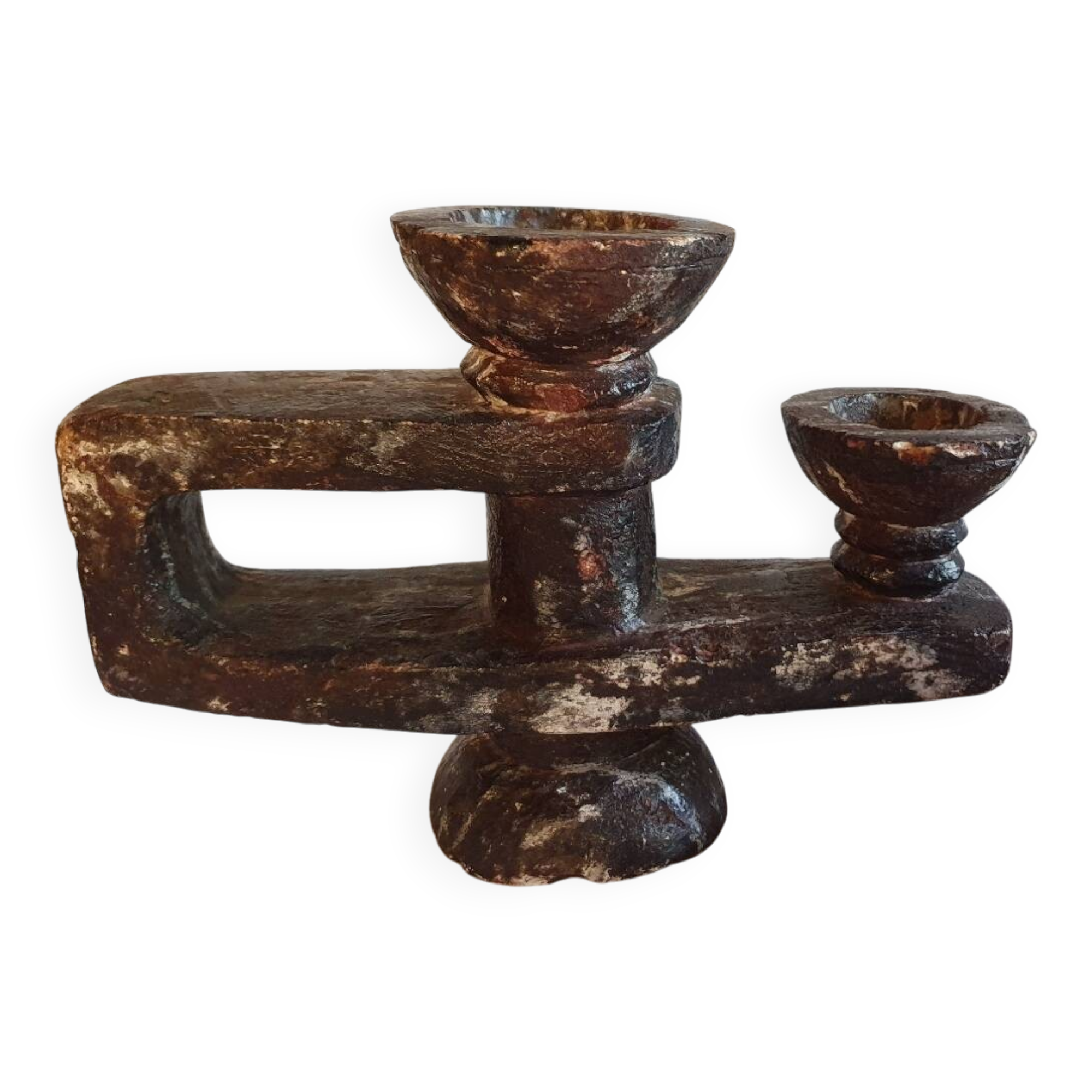 Brutalist candle holder