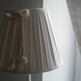 Bedside table with lamp