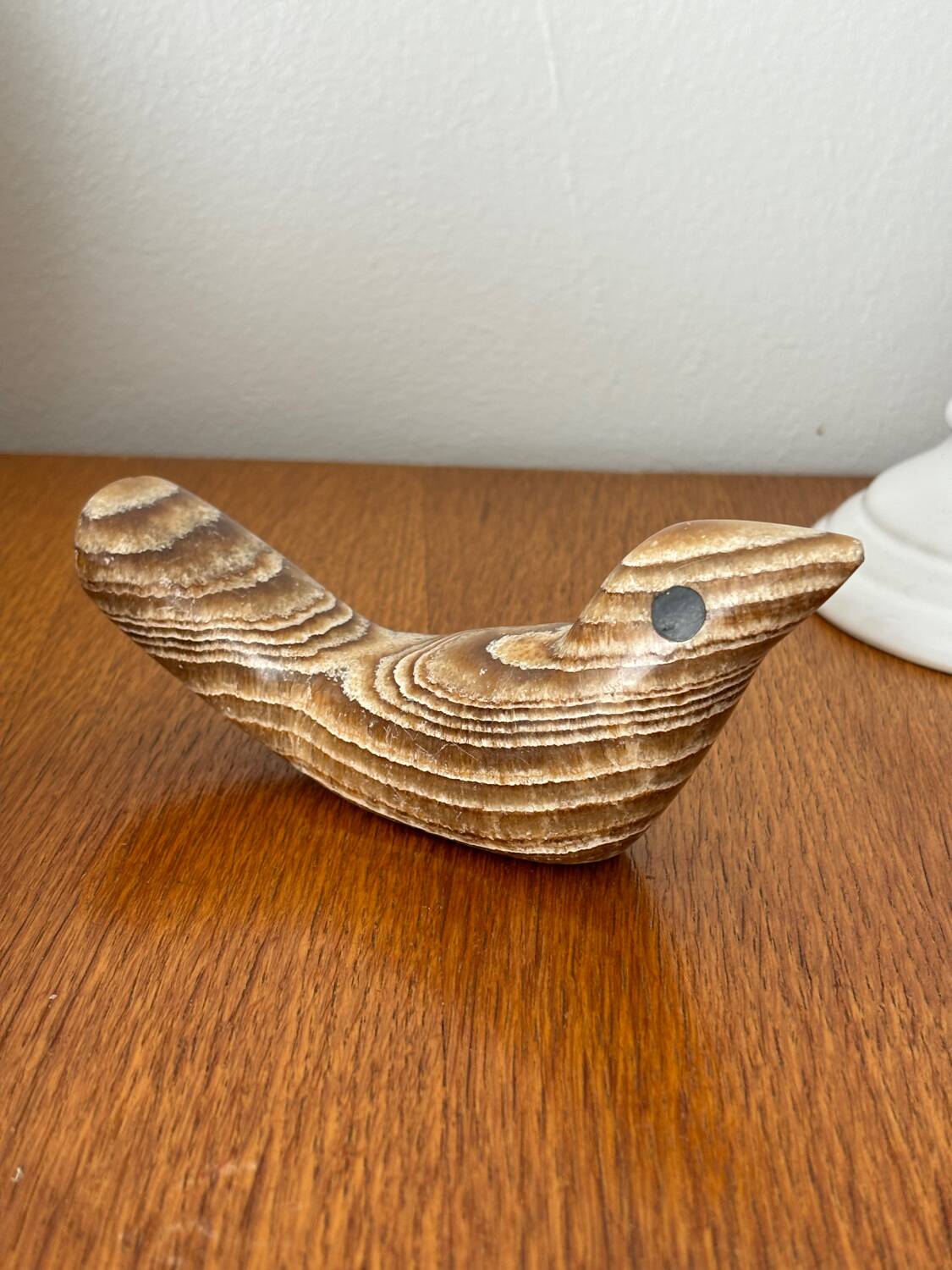 Onyx paperweight bird