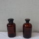 Bottles of pharmacy in amber glass, capacity 1 liter