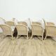 Set of 4 wicker armchairs / Domicil Möbel / Germany/ 1990s.