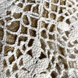 Plaid, crochet bedspread 90X140 cm