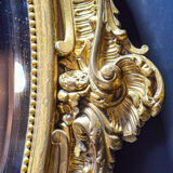 19th-century golden mirror
