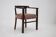 Fauteuil en hêtre et bois courbé des années 1940, Tchécoslovaquie