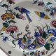 Deux assiettes en faience de Gien corne d'abondance