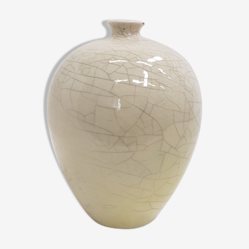 Vintage small pass ceramic vase