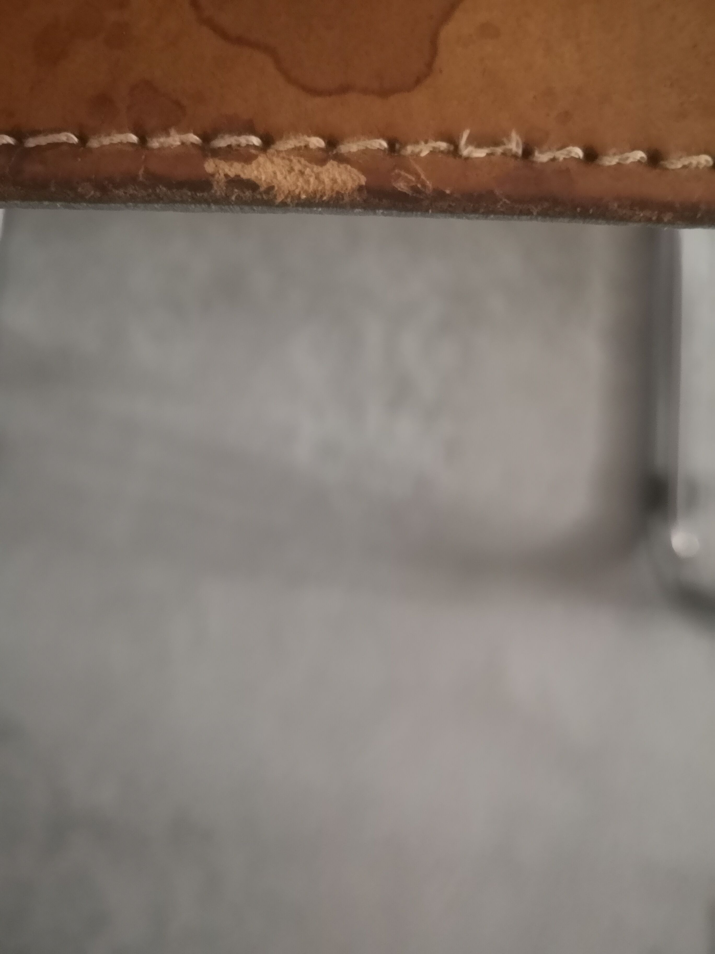 Chairs b33 leather patinated Marcel Breuer