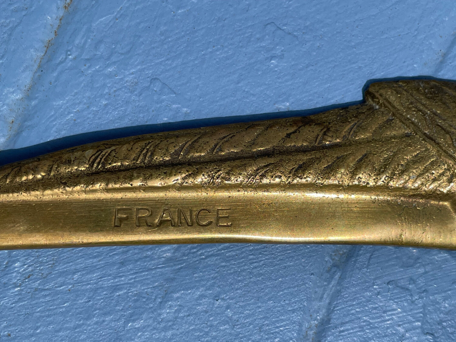 Coupe papier en laiton perroquet